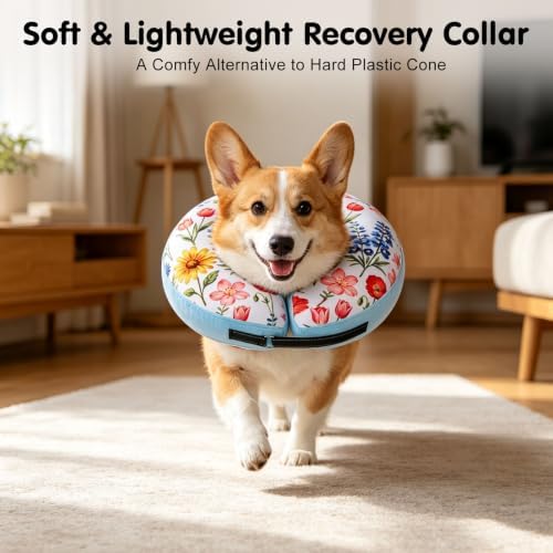 BEAUTYZOO Dog Cone Collar Alternative After Surgery,Pet Neck Donut E-Collar - Image 2