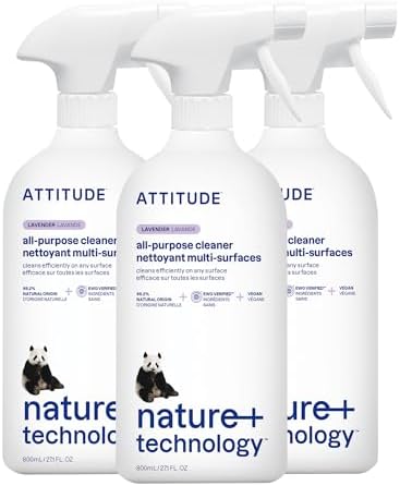 ATTITUDE All Purpose Cleaner Spray, EWG Verified, Lavender, 27 fl oz by ATTITUDE