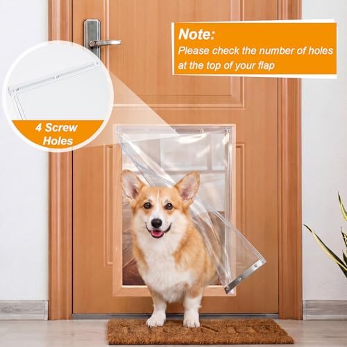 Landical 20" x 15" Dog Door Replacement Flaps - Image 3