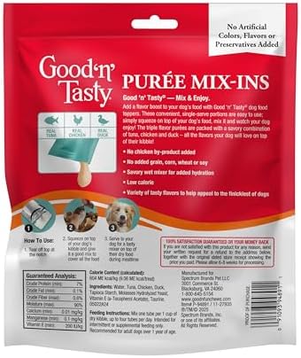 Good 'n' Tasty Puree Mix-Ins Dog Food Topper or Treat, 28 Count - Image 2