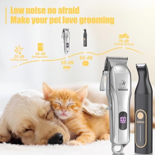 Dog Clippers Grooming Kit with Paw Trimmer for Thick/Matted/Knotted/Hair - Image 5