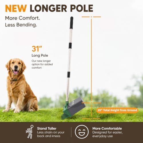 Neater Pet Brands Lift N' Bag Dog Pooper Scooper with 31" Pole, 195 Bags - Image 3