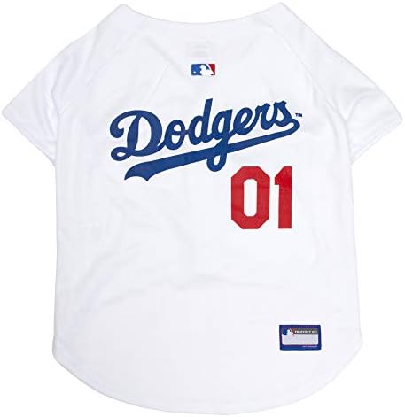 Official MLB Los Angeles Dodgers Pet Jersey for Dogs & Cats, Size 3X-Large - Stylish Baseball Jersey for Your Furry Fan- Show Off Team Spirit with The Perfect Fan Apparel Gear for Pet, Dog & Cat by PETSFIRST
