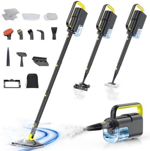 Steam Cleaner, 10-in-1 Detachable Handheld Steam Mop for Multi-Surface by LABIGO