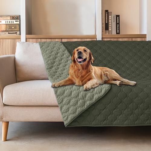 gogobunny Waterproof Pet Blanket for Bed, Washable Couch Cover for Dog Cat by gogobunny