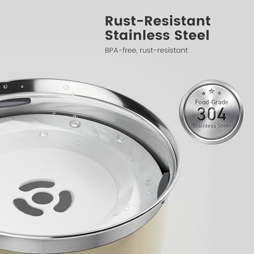 Gardner Pet Dog Water Bowl Stainless Steel Dog Bowl, 2L - Image 6