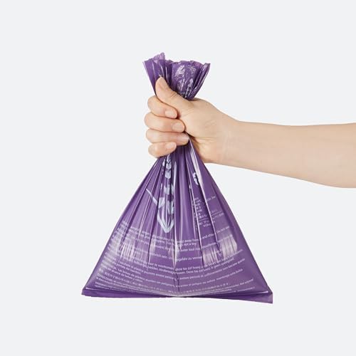 Amazon Basics Premium Dog Poop Bags, 600 Count, Enhanced Leakproof, Premium Lavender Scented - Image 4