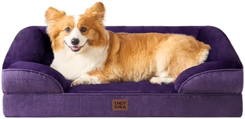 EHEYCIGA Orthopedic Dog Beds Large Sized Dog, Waterproof Washable Pet Bed by EHEYCIGA