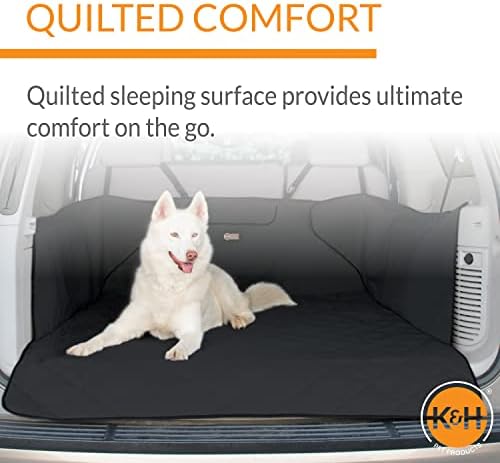 K&H Pet Products Quilted Cargo Cover Black Full Size Vehicle 57 Inches - Image 3