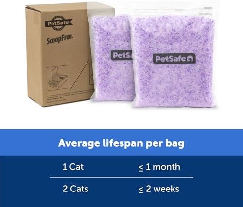 PetSafe ScoopFree Premium Crystal Litter, Lavender Scent, 4.3Lb Bag, Litter (Pack of 8) - Image 5