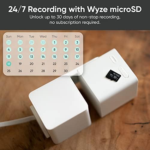 WYZE Cam Pan v3 Indoor/Outdoor IP65-Rated 1080p Pan/Tilt/Zoom Wi-Fi Smart Home Security Camera with Color Night Vision, 2-Way Audio, Compatible with Alexa & Google Assistant, White, 2-Pack - Image 6