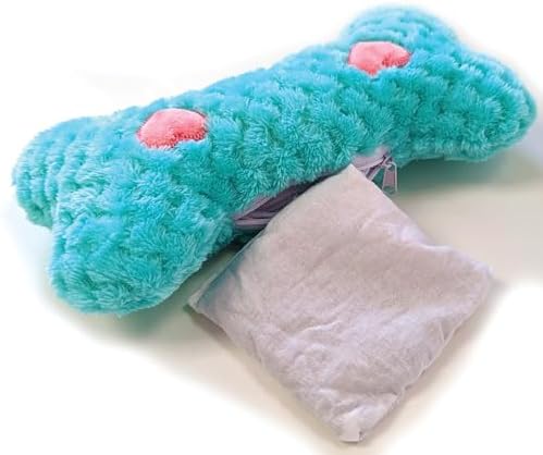 SPOT Soothers Warm Hug Bone - Calming Plush Dog Toy with Lavender Scented Beads, Removable Squeaker, Microwavable Warming Pouch, Separation Anxiety Relief, for Small to Medium Dogs and Puppies, 9in - Image 5