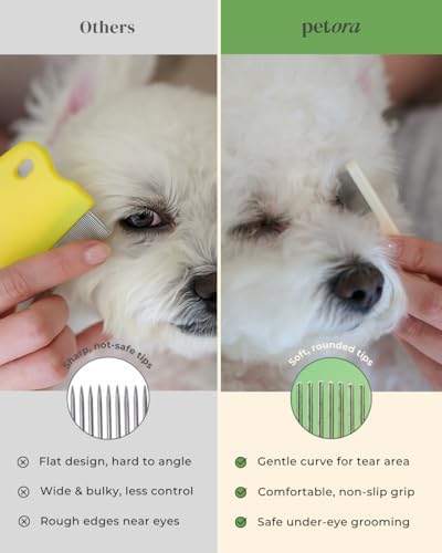 Petora BRUSH ON ME Facial & Eye Comb for Dogs & Cats - Image 4