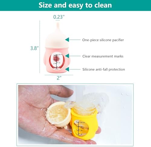 Puppy Bottles for Nursing，Kitten Bottles for Nursing，Pet Feeding Bottle，(Pink- 20ml) - Image 5