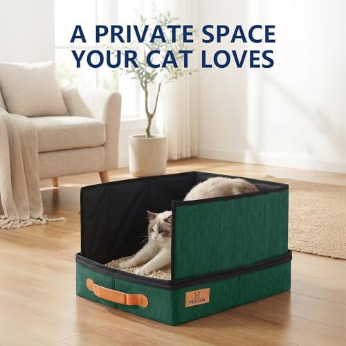 MORAIS Portable Travel Litter Box for Cats, 17.7"×13.5"×11" - Image 6