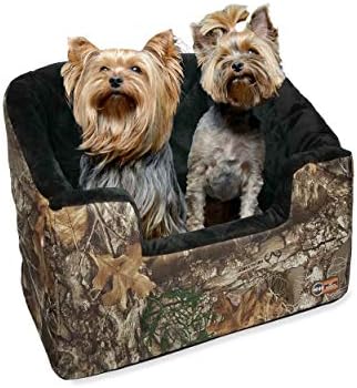 K&H Bucket Booster Dog Car Seat, Cat & Dog Booster Seat, Large Realtree by KHPetProducts