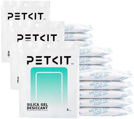 PETKIT Replaced Desiccant Bags for All Automatic Cat Dog Feeders -15 Packs, Pet Feeder Replaced Desiccant, Fresh Keeping by PETKIT