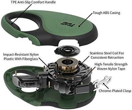 TUG Original Retractable Dog Leash, 16 ft (Medium, Green) - Image 6