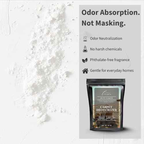 Lapew Butt Naked Carpet Deodorizer Powder - Pet Safe Freshener for Vacuuming | Scented Odor Eliminator for Home | 36 oz - Image 3
