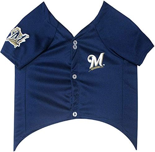 Official MLB Milwaukee Brewers Pet Jersey for Dogs & Cats, Size X-Small - Stylish Baseball Jersey for Your Furry Fan- Show Off Team Spirit with The Perfect Fan Apparel Gear for Pet, Dog & Cat - Image 3
