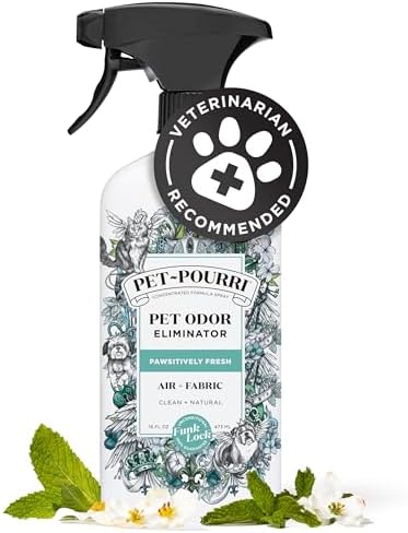 Pet-Pourri Air+Fabric Pet Odor Deodorizer Spray, Pawsitively Fresh 16 Fl Oz - Image 2