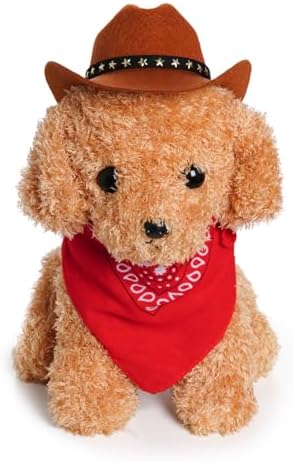 choyaxo Pet Cowboy Costume Halloween Costumes for Dogs Cat Cowboy Hat with Bandana Scarf (Small) - Image 2