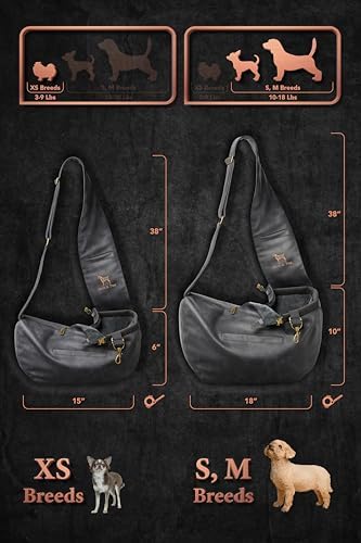Noah & Paw Dog Sling Carrier for Small Dogs 3-10lb, Dog Sling for Small Dogs and Cats, Dog Carrier with Adjustable Padded Strap, Vegan Leather Lined with Fur, 3X Safety Features, Machine Washable - Image 4