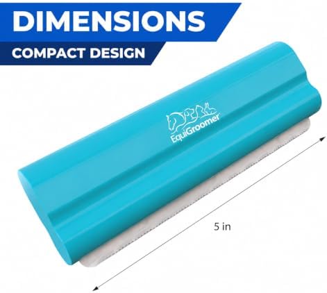 EquiGroomer 5-Inch Undercoat Deshedding Brush for Dogs & Cats, Turquoise - Image 3