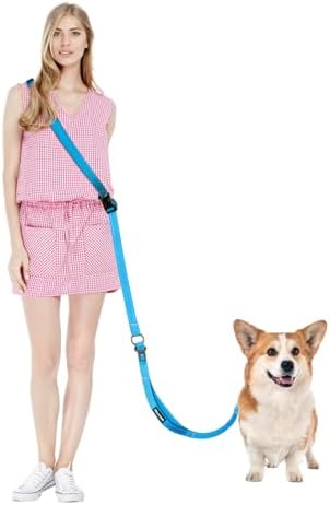 Hands Free Dog Leash, Multifunctional Crossbody Dog Leash by WANFIRE