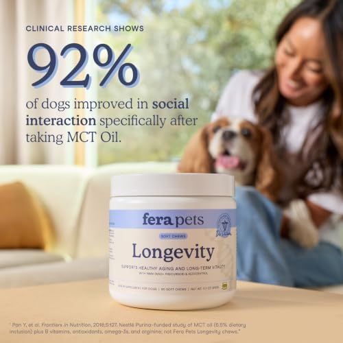 Fera Pets Longevity Chews for Dogs - NAD+ Production with NMN - 90 Chews - Image 4