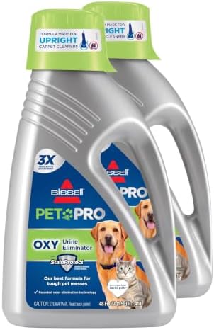 Bissell 1990 Pro Pet Urine Eliminator Upright Deep Cleaner Formula,(Pack of 2) by BISSELL