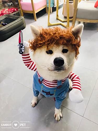 Pet Deadly Dog Costume, Cute Dog Cosplay Halloween Christmas Funny Pet Clothes Party Costume for Small Medium and Large Dogs (Large) - Image 7