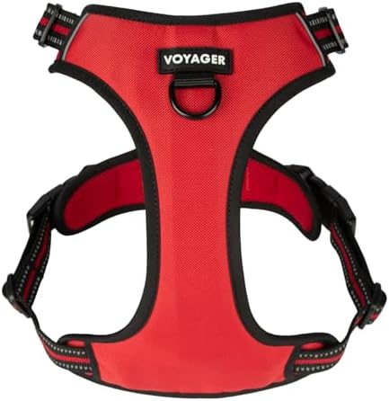 Voyager Dual Attachment No Pull Harness - Red, X-Small by BestPetSuppliesLLC