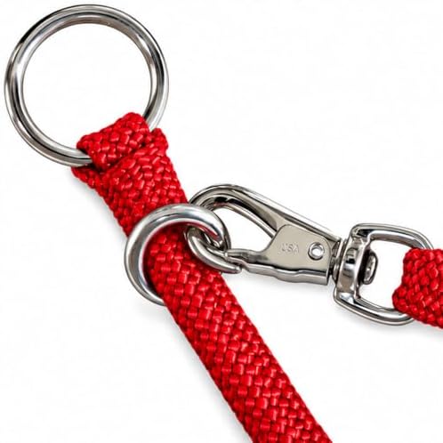 Resco Nylon Dominant Dog Collar for Training and Handling, 20", Red - Image 3