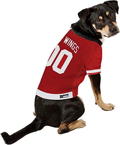Pets First NHL Detroit Red Wings Jersey for Dogs & Cats, Medium. - Let Your Pet Be A Real NHL Fan! - Image 6