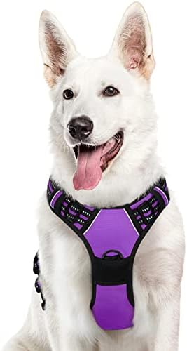 Eagloo Dog Harness for Large Dogs, No Pull Pet Vest with 2 Leash Clips by GoExplorewithEagloo