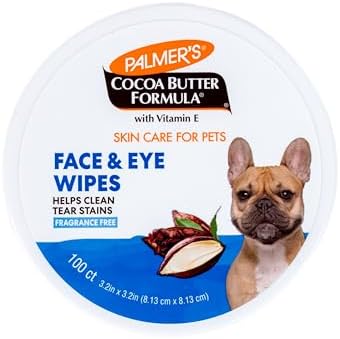 Palmer's for Pets Face and Eye Dog Wipes, Unscented, 100 Count - Image 6