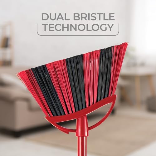 O-Cedar One Sweep Broom & Step-On Dustpan Set | Patented Wave Bristles Remove Over 99% of Dirt in One Pass | Lightweight & Quiet for Pet-Friendly Cleaning - Image 3