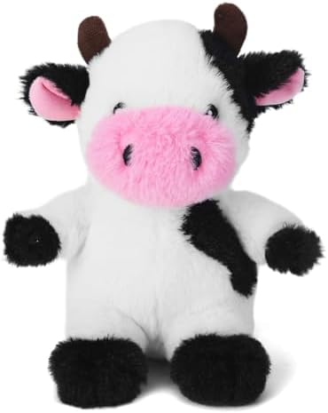 Blnboimrun Dog Toys Puppy Toys Interactive Dog Toys for Small Medium Large Dogs, Squeaky Dog Chew Toys to Keep Them Busy, Plush Dog Toy with Crinkle Paper Stuffed (Cow) by PET+FUN+FROM+BLNBOIMRUN.
