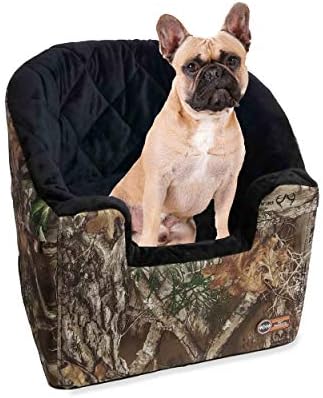 K&H Pet Products Bucket Booster Dog Car Seat, Sturdy Cat or Dog Booster Seats - Small Realtree Edge by KHPetProducts