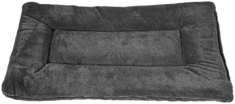 Petmate Aspen Pet Rectangular Kennel Mat, Dark Gray, for 19in Crates by Petmate