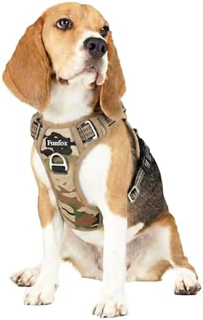 Funfox Dog Harness Medium Sized Dog, No Pull Pet Vest with Front Clip by MyFUNFOX
