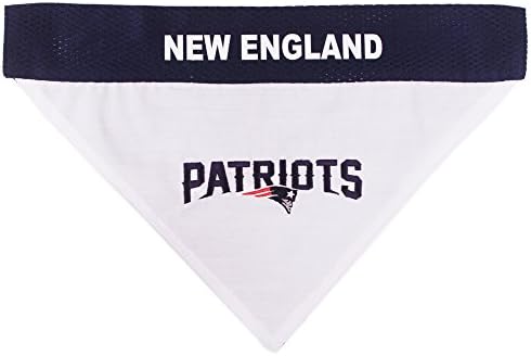 Pets First NFL New England Patriots Reversible Bandana Size XX-Large for Dogs & Cats. 2 Sided Sports Bandana, Premium Embroidery Team Logo, Many NFL Teams Available - Image 3