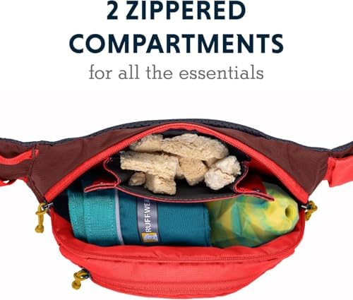 Ruffwear, Home Trail Hip Pack, Dog Walking Fanny Pack, Red Sumac - Image 4