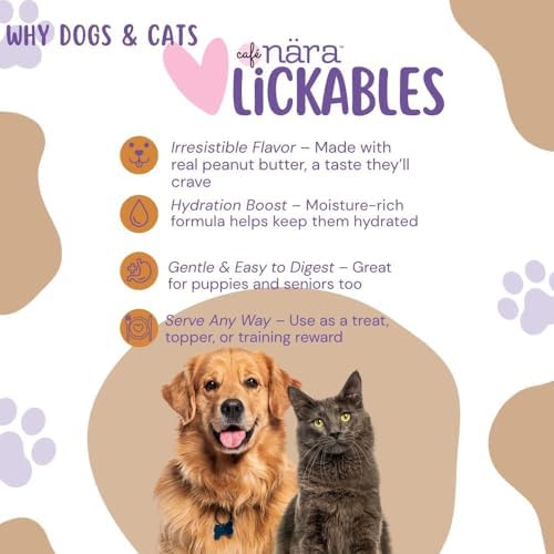 Café Nara Peanut Butter Flavored Lickable Treats for Dogs - Pack of 12 - Image 3