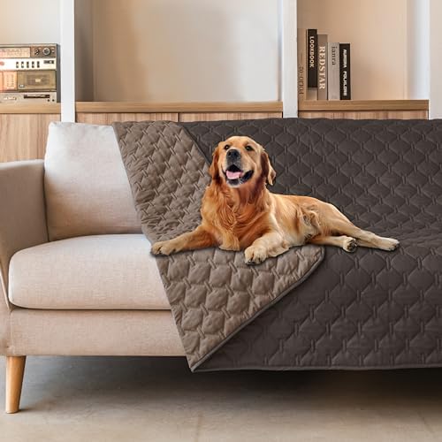 gogobunny Waterproof Pet Blanket for Bed, Washable Couch Cover for Dog Cat by gogobunny