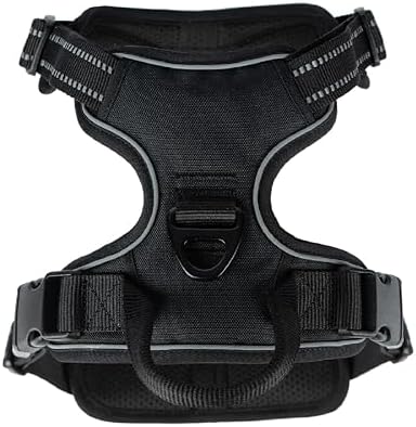 Voyager Dual Attachment No Pull Harness - Black, Medium - Image 2