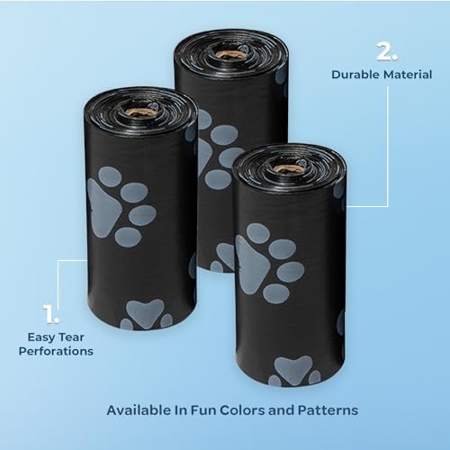 Best Pet Supplies Poop Bags for Dogs - Black, 360 Count - Image 2