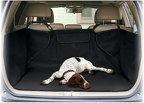 K&H Pet Products Quilted Cargo Cover Black Standard/Mid-Size Vehicle 54 Inches by KHPetProducts