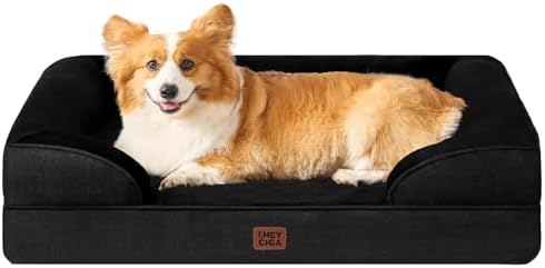 EHEYCIGA Orthopedic Dog Beds Large Sized Dog, Waterproof Washable Pet Bed by EHEYCIGA